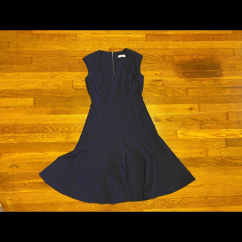 CK Navy Blue Business Dress